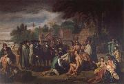 Benjamin West William Penns Friedensvertrag mit den Indianern Germany oil painting artist